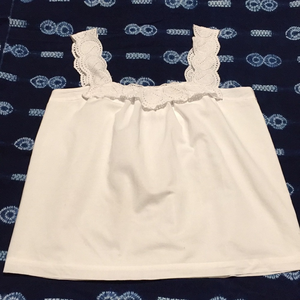 J.Crew White Tank